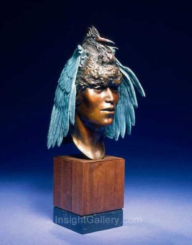 Waterbird Woman by Fritz White (1930-2010)